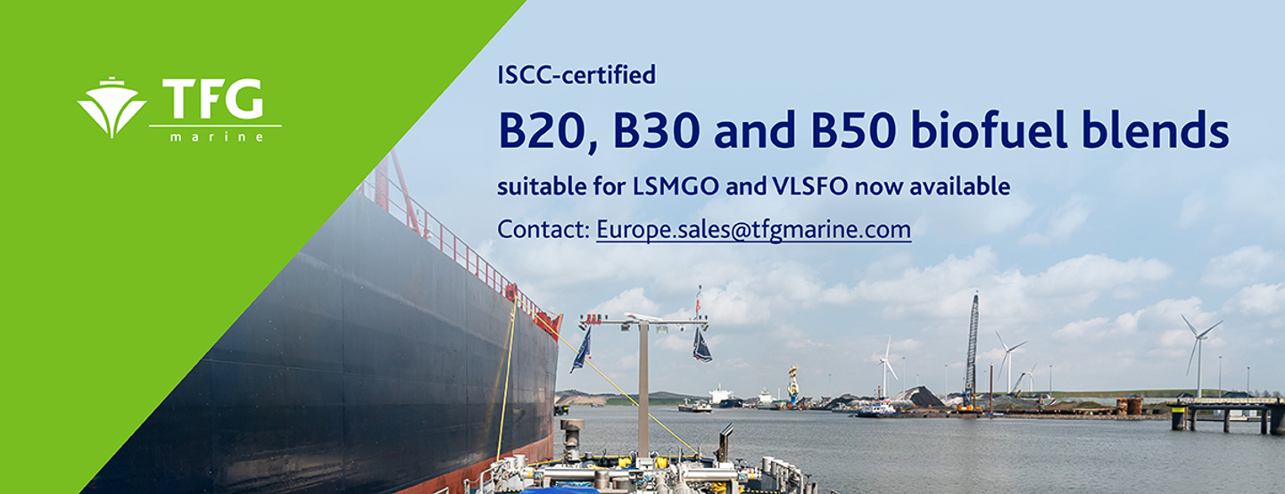 2021 TFG Marine ISCC certified Linkedin image